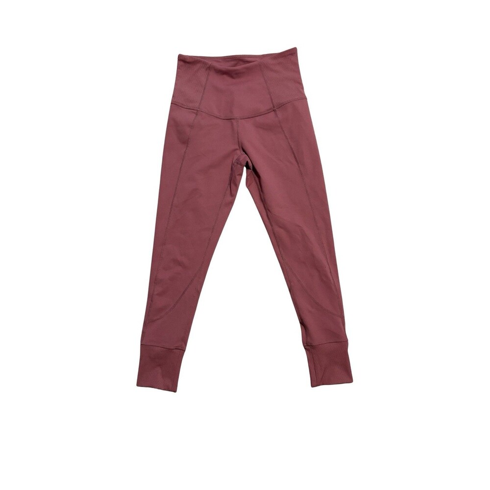 Zella Women’s High Rise Leggings Ribbed Side Waist and Ankles Size S, Maeve